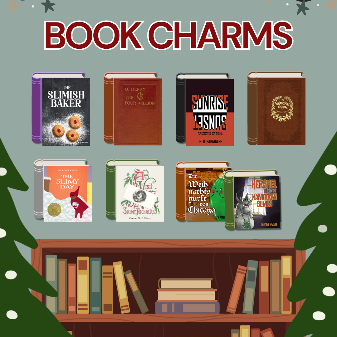 Winter Light Book Charms