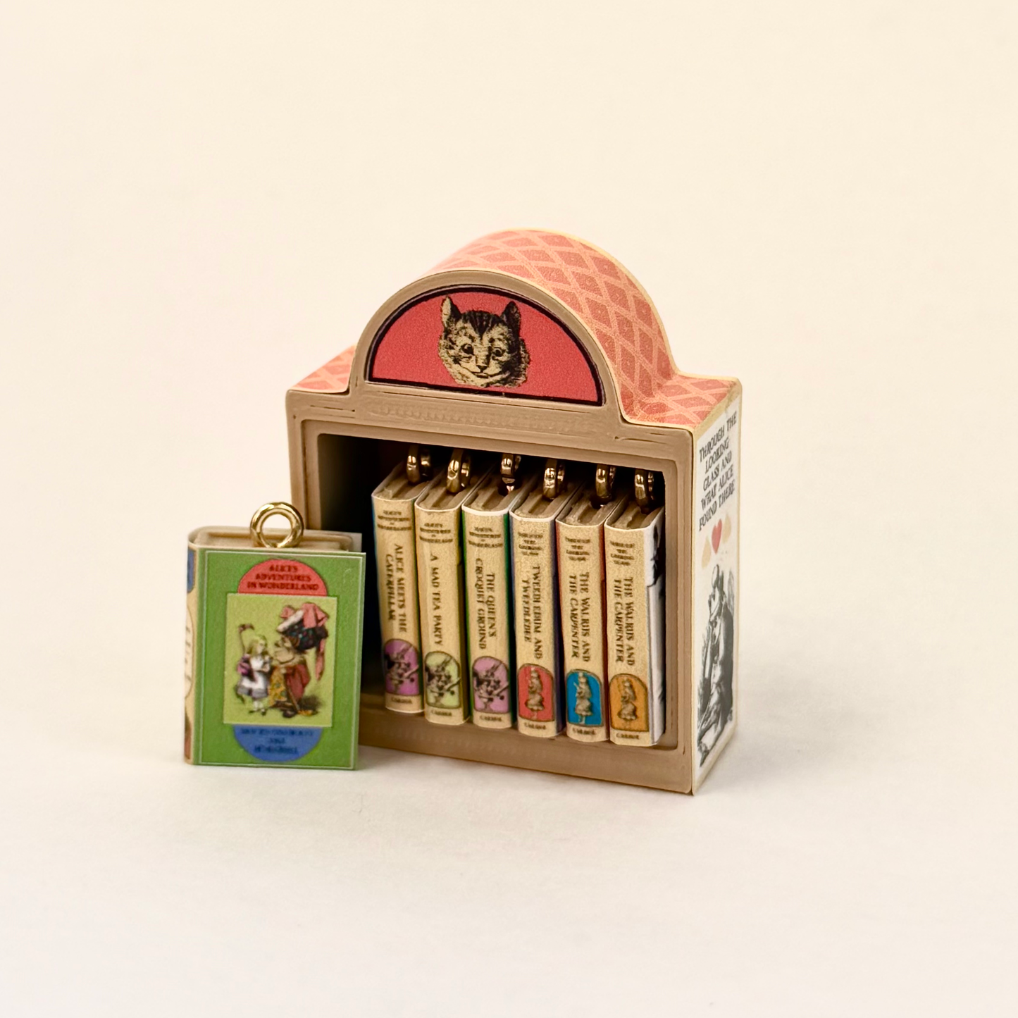 Alice in Wonderland Book Charms