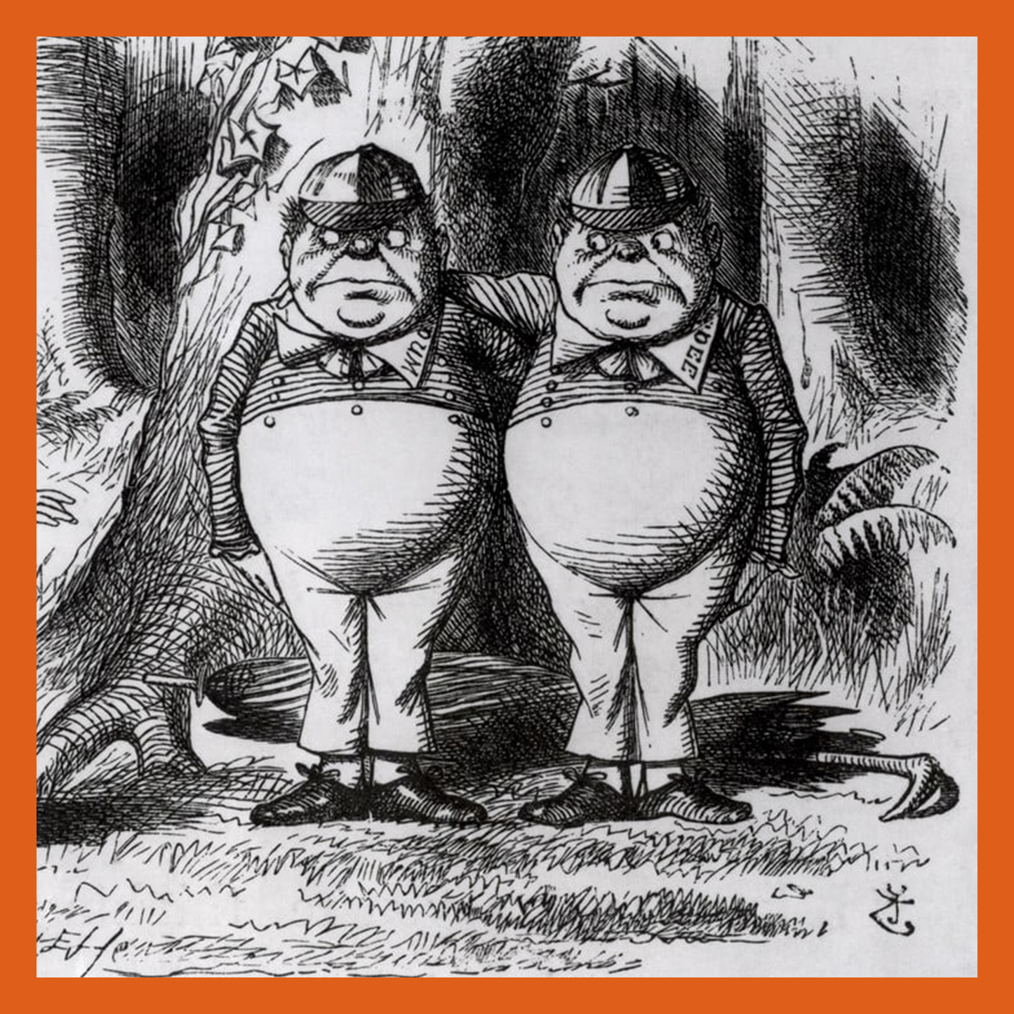 Tweedledum and Tweedledee